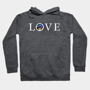 Zen Outdoors Love white graphx Hoodie